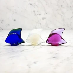 Outlet Poisson bleu cap-ferrat lustré lalique Bestiaire|Animaux Cristal