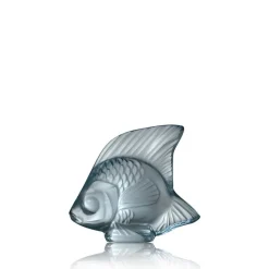 New Poisson bleu persépolis lalique Bestiaire|Sculptures Et Figurines