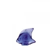 Clearance Poisson bleu saphir lalique Sculptures Et Figurines|Bestiaire