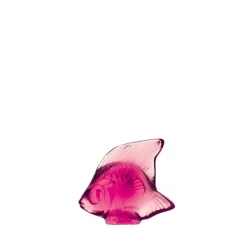 Poisson fuchsia lalique Bestiaire|Animaux Cristal