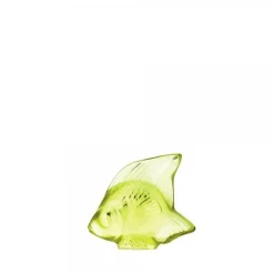 Sale Poisson vert anis lalique Sculptures Et Figurines|Bestiaire