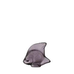 Discount Poisson violet vesper Lalique Figurines Miniature Cristal|Sculptures Et Figurines