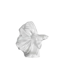 Sale Poissons combattants pm lalique Sculptures Et Figurines|Animaux Cristal
