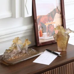 Discount Porte-crayon chevaux cavalcade daum Bestiaire|Animaux Cristal