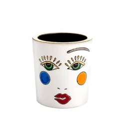 Outlet Pot à bougie Happy Face Émaux de Longwy Coupes & Photophores|Photophores, Bougeoirs Cristal