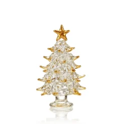 Online Sapin miniature verre au chalumeau Décoration|Figurines Miniature Cristal