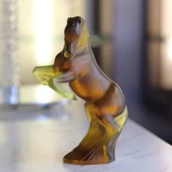 Sculpture Cheval cabré petit modèle Lalique Sculptures Et Figurines|Bestiaire