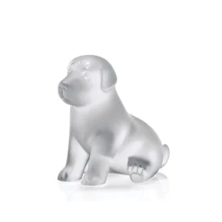 Best Sculpture chiot assis sugar lalique Sculptures Et Figurines|Bestiaire