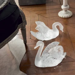 Outlet Sculpture cygne tête baissées lalique Bestiaire|Animaux Cristal