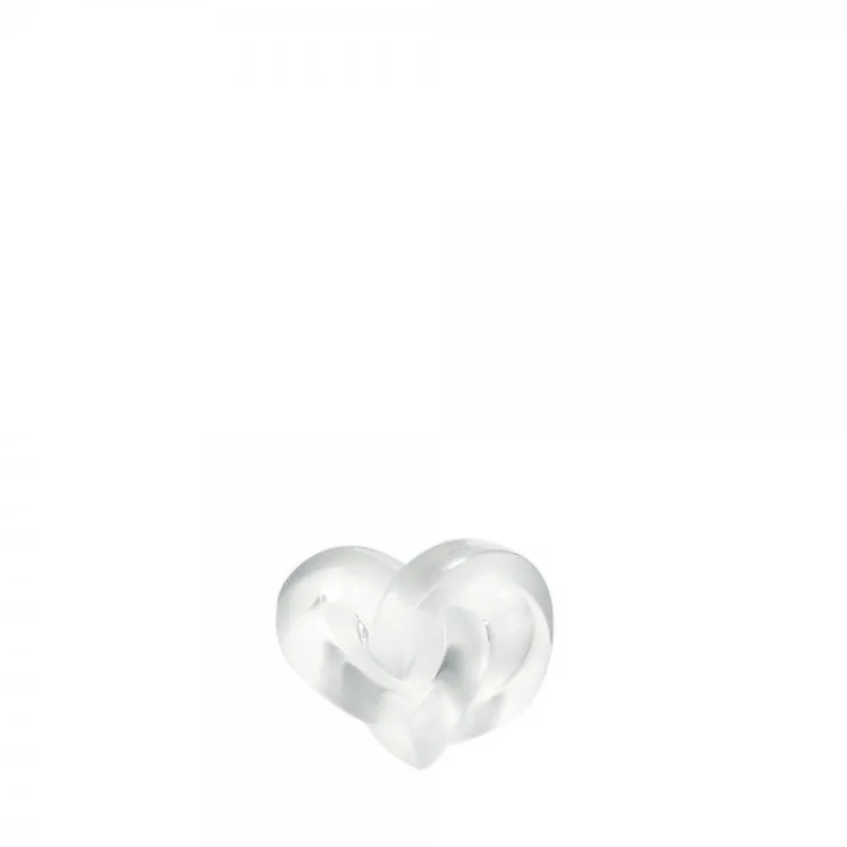 Outlet Sculpture incolore coeurs lalique Sculptures Et Figurines|Sulfures, Presse-Papiers Cristal