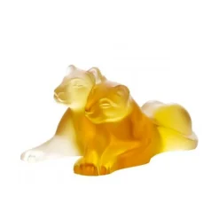 Outlet Sculpture lionceaux tambwee lalique Sculptures Et Figurines|Bestiaire