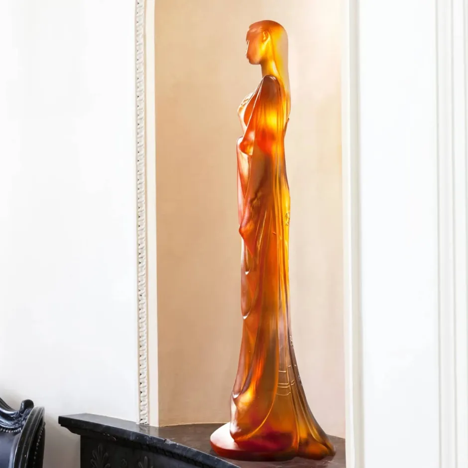 Outlet Sculpture Lys d’Eau Marie-Paule Deville-Chabrolle Daum Editions D’Art|Éditions D’Art Cristal