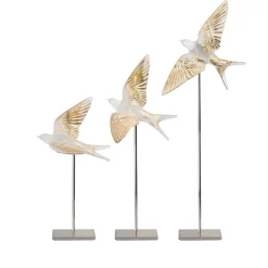 Clearance Sculpture murale hirondelle ailes baissées lalique Sculptures Et Figurines|Bestiaire