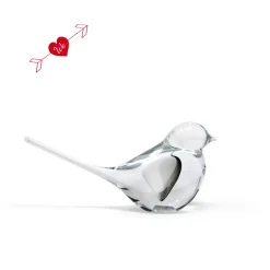 Best Sculpture oiseau cristal blanc noir Animaux Cristal|Bestiaire