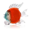 Clearance Sculpture poisson Néréide orange & turquoise Bestiaire|Animaux Cristal