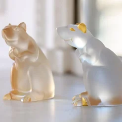 Clearance Sculpture rat lalique Animaux Cristal|Sculptures Et Figurines