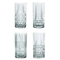 Set 4 chopes cristal highland Art De La Table|Verre À Eau