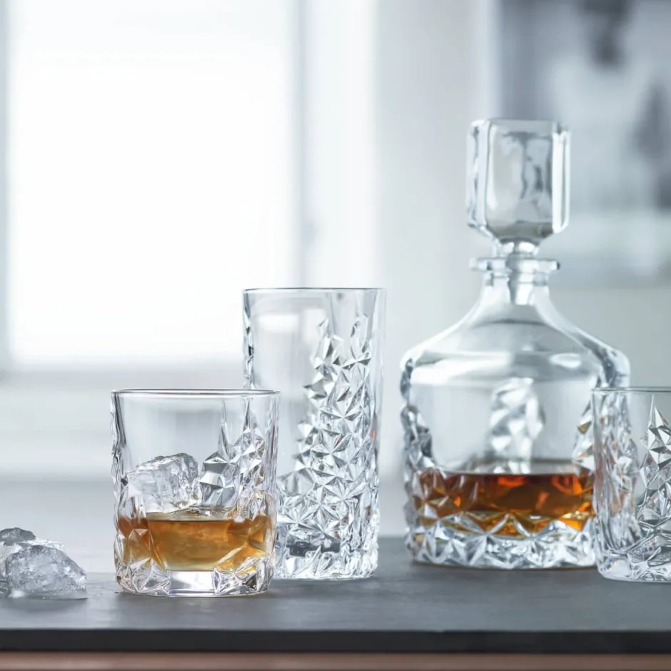 Hot Set 4 Chopes cristal sculpture Art De La Table|Verre À Eau