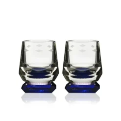 Discount Set 2 Whimsy bleu verre à whisky Reflections Copenhagen Verre À Whisky|Verre
