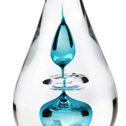 Sulfure goutte cristal turquoise Décoration|Sulfures Cristal