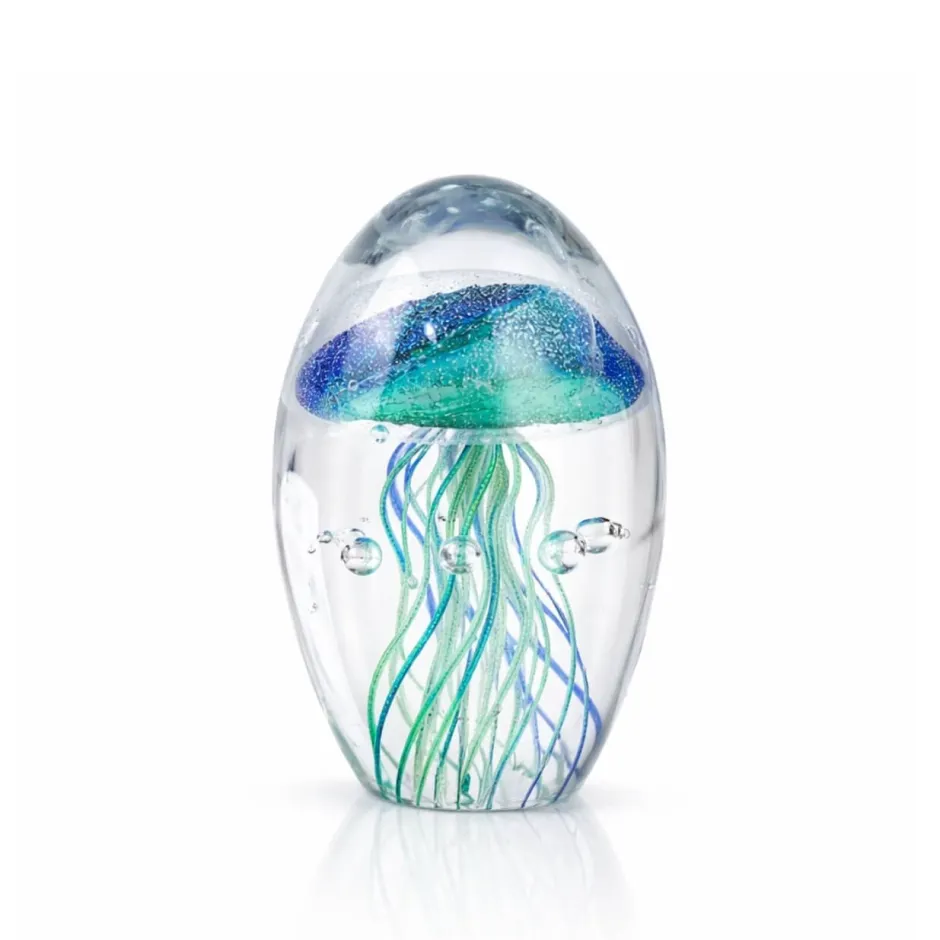 Best Sulfure méduse turquoise cristal Sulfures, Presse-Papiers Cristal|Décoration