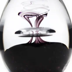 Hot Sulfure oeuf cristal noir Décoration|Sulfures, Presse-Papiers