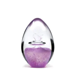 Hot Sulfure oeuf cristal rose pastel Sulfures, Presse-Papiers Cristal|Sulfures, Presse-Papiers