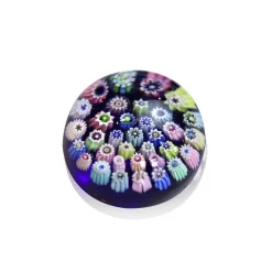 Sulfure presse-papier cristal millefiori Décoration|Sulfures, Presse-Papiers Cristal