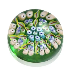 Hot Sulfure presse-papier cristal millefiori Décoration|Sulfures, Presse-Papiers Cristal