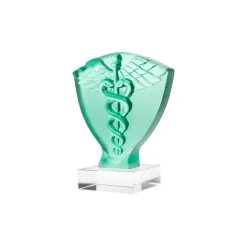 New Symbole caducee daum Editions D’Art|Sculptures Cristal