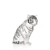 New Tigre assis émaillé noir lalique Sculptures Et Figurines|Bestiaire