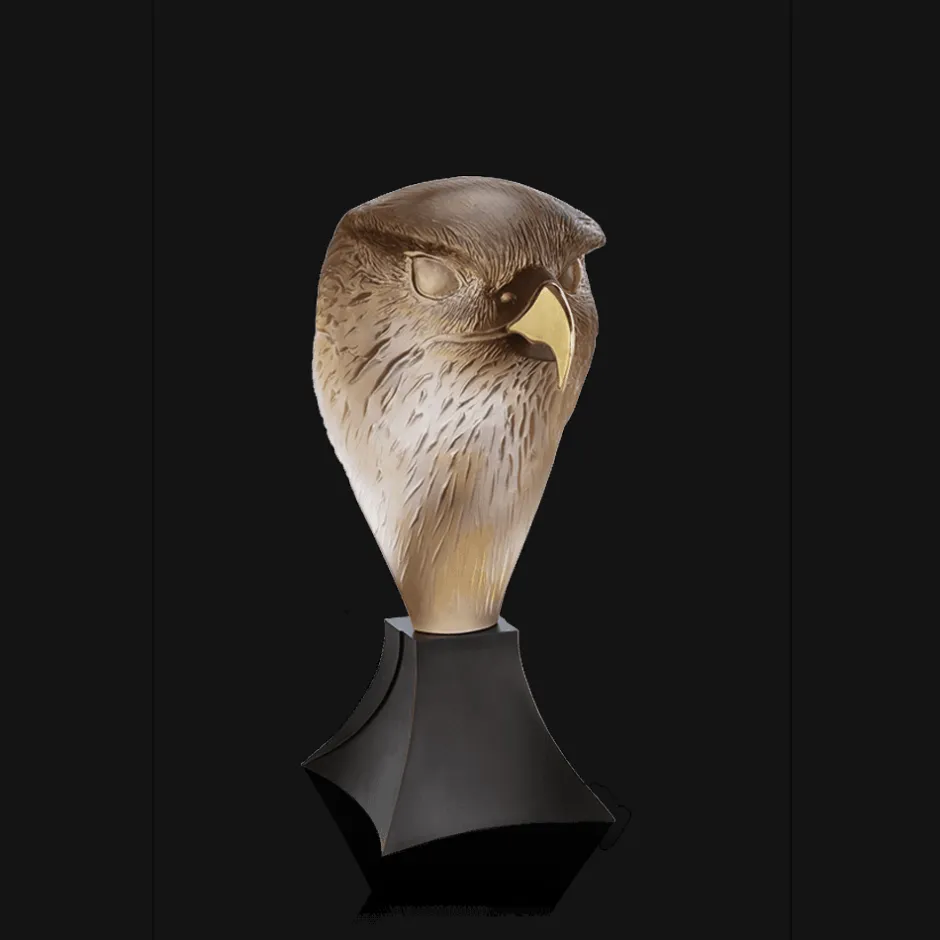 Discount Tête de faucon daum par madeleine van der knoop Bestiaire|Editions D’Art