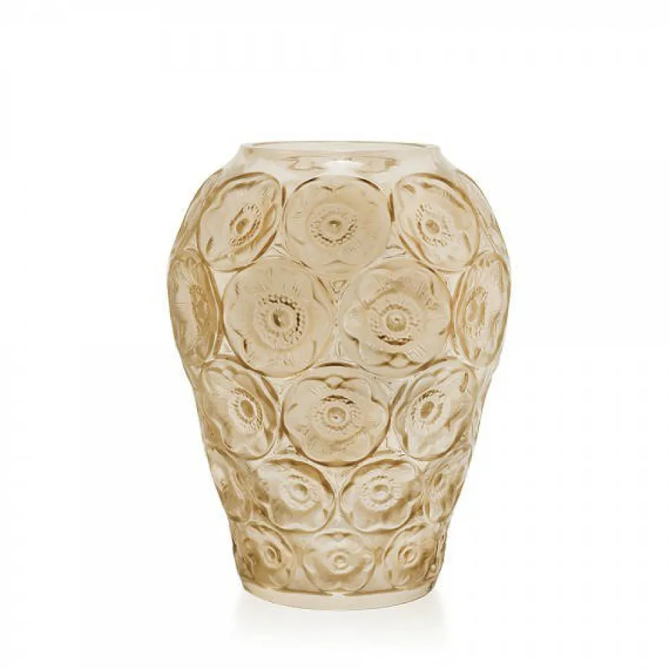 Online Vase anémones mm lustré or lalique Vases|Vases Cristal Couleur