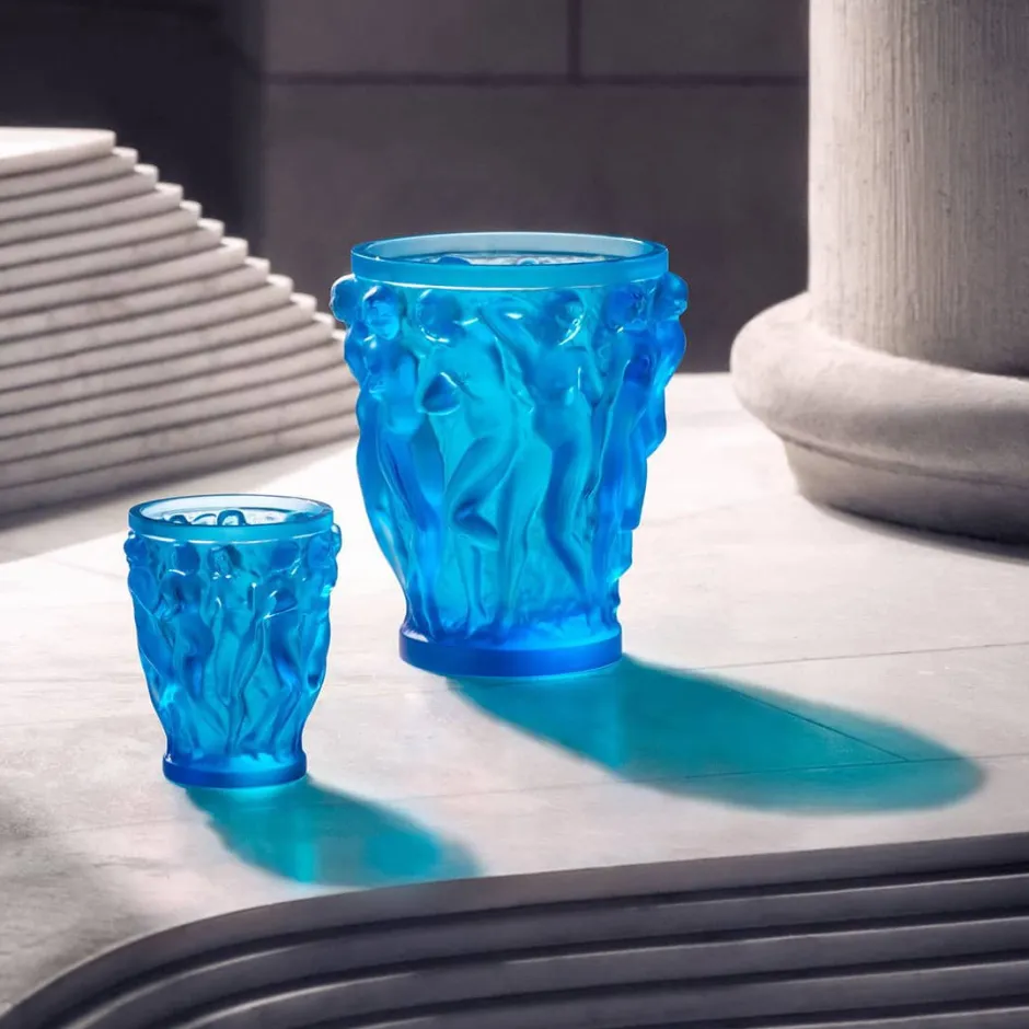 Online Vase bacchantes bleu lalique Vases|Vases Cristal Clair