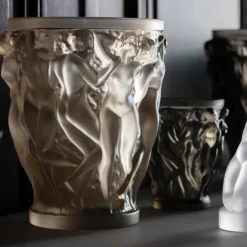 Vase bacchantes lustré or lalique Vases|Vases Cristal Couleur