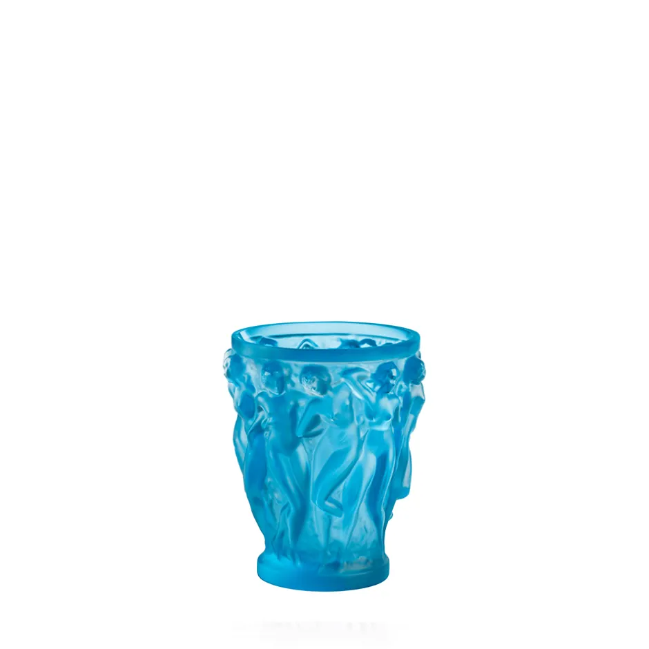 Discount Vase bacchantes pm bleu lalique Vases|Vases Cristal Couleur