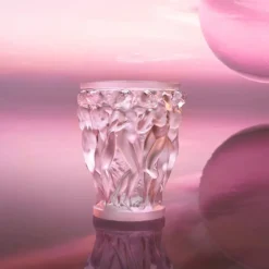 Best Vase bacchantes rose Lalique Vases|Vases Cristal Clair