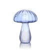 Best Vase champignon verre bleu Vases|Vases Cristal Clair