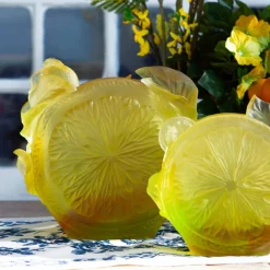 Vase Citrus moyen modèle Daum Vases|Vases Cristal Couleur