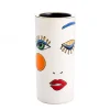 Sale Vase cornet Happy Face 14 CM Émaux de Longwy Vases & Boules|Vases Cristal Couleur