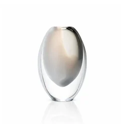 Sale Vase cristal ovale blanc Vases