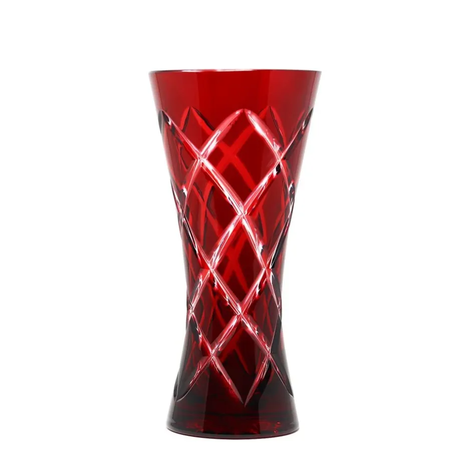 Best Vase doublé couleur rouge cristal de paris Vases|Vases Cristal Couleur
