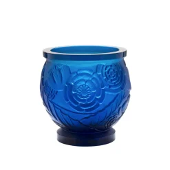 Discount Vase empreinte mm bleu daum Vases|Vases Cristal Couleur
