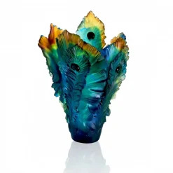 Online Vase fleur de paon gm daum Vases|Vases Cristal Couleur