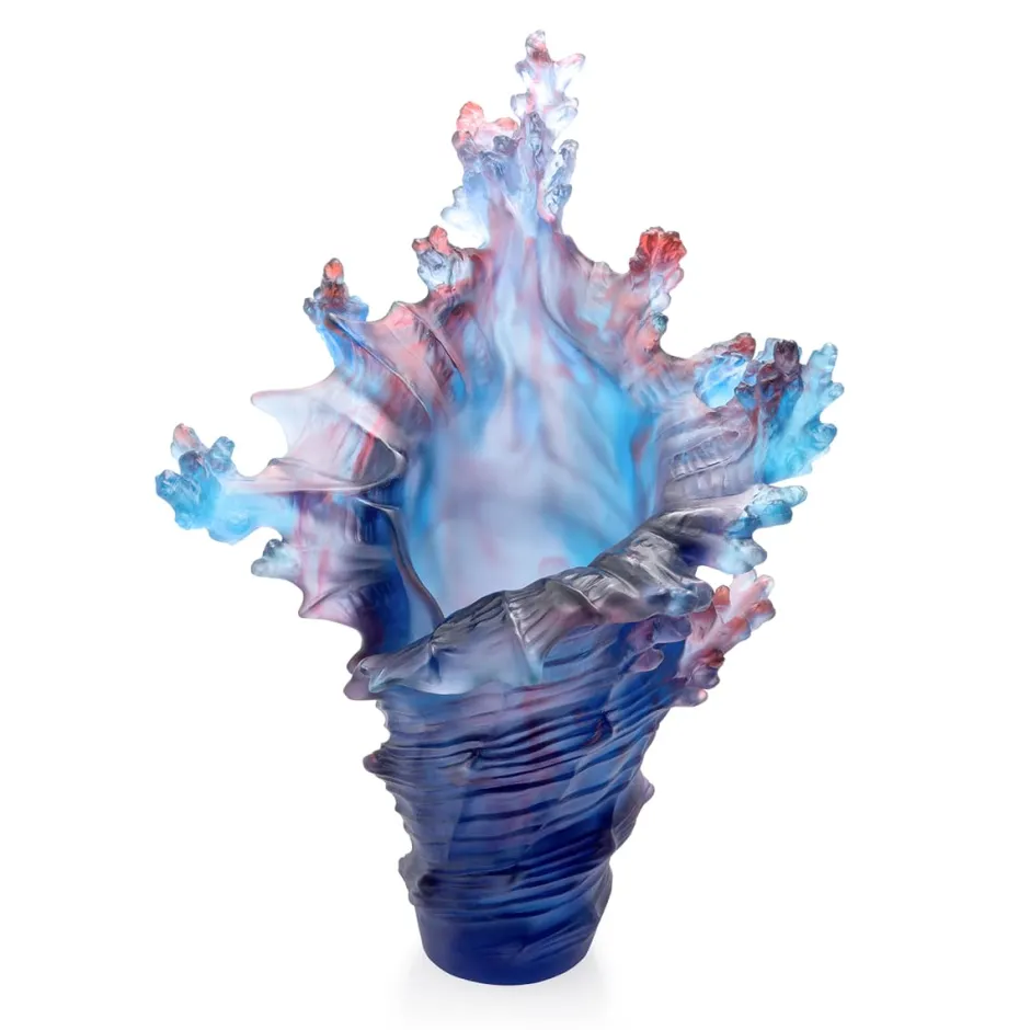 Outlet Vase gm mer de corail daum Vases|Vases Cristal Couleur