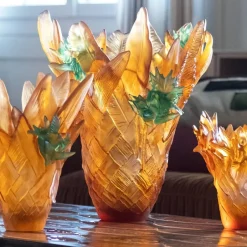 Hot Vase gm tressage Daum Vases|Vases Cristal Couleur