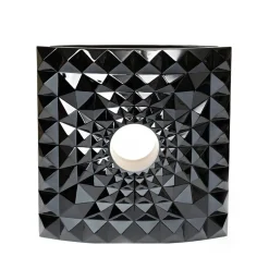 New Vase Géo Mario Botta & Lalique 2016 cire perdue Vases|Vases Cristal Couleur