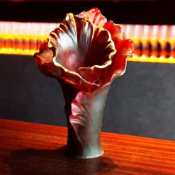 Discount Vase grand modèle arum or daum 50 ex Vases|Vases Cristal Couleur