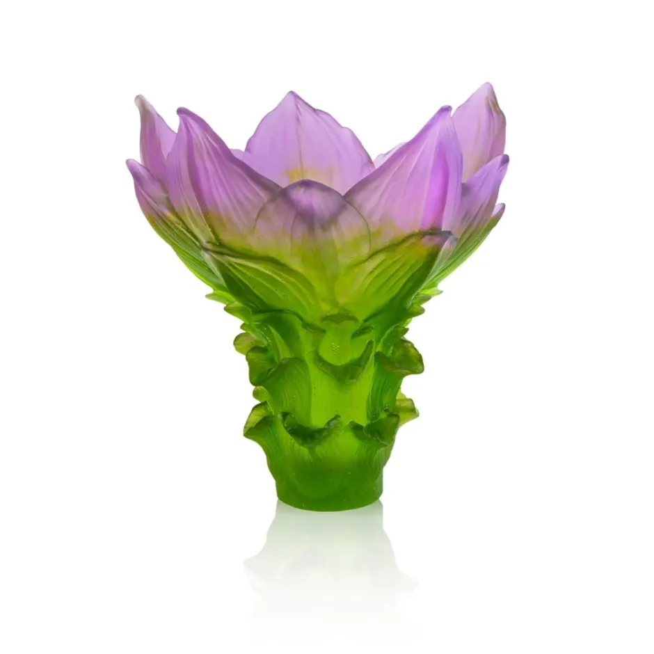 New Vase grand modèle Jardin de lotus Daum Vases|Editions D’Art