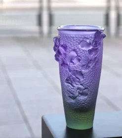 Clearance Vase haut jardin imaginaire daum Vases|Vases Cristal Couleur